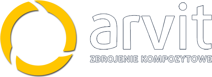 Zbrojenie kompozytowe Arvit: logo footer