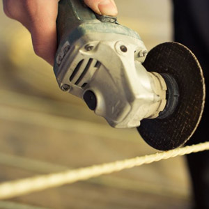 Cięcie zbrojenia kompozytowego