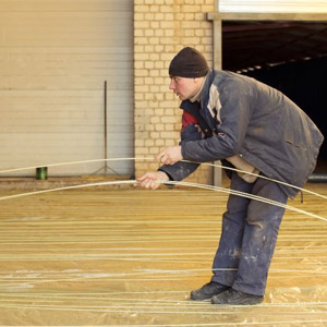 Montaż szkieletu zbrojeniowego